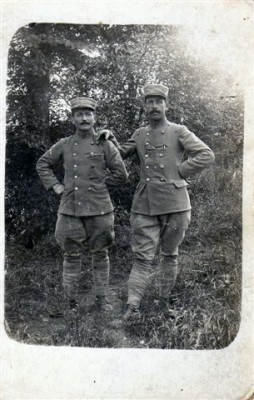 deux sorédiens en 1917 pendant la guerre